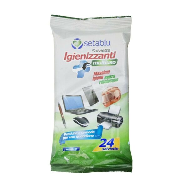 SALVIETTE IGIENIZZANTI MULTISUPERFICI 24PZ SETABLU