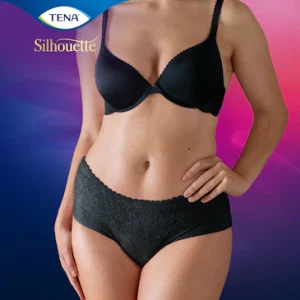 TENA Silhouette Normal Noir Vita bassa - Mutandine assorbenti femminili